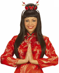 Geisha Perücke Chinesin mit Haargesteck
