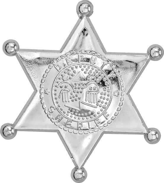 Sheriffstern – Wild West Abzeichen