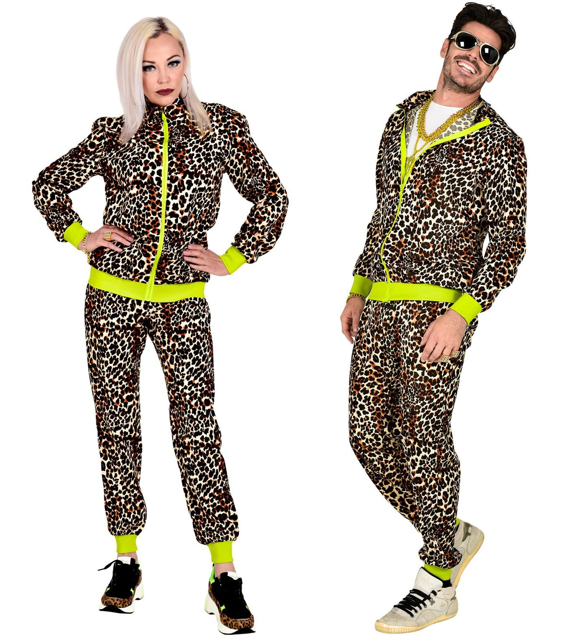 80er Jahre Trainingsanzug Animal Print