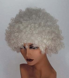 Afro Perücke mit Kraushaar