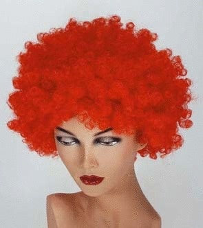 Afro Perücke mit Kraushaar