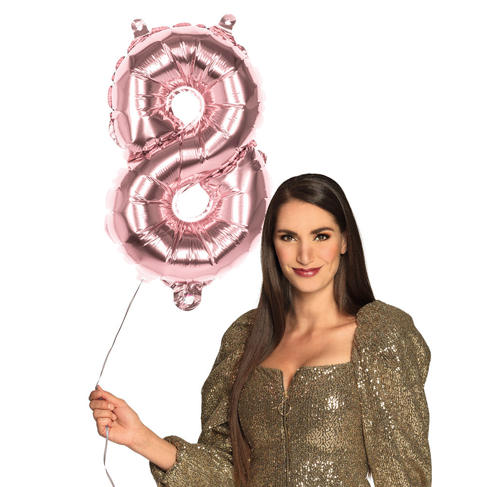 Folienballon Zahl 8 – Geburtstag Deko