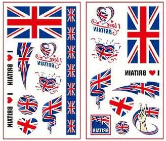 England Tattoos – Fussball Fanartikel