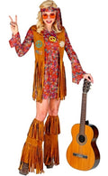 Bohemian Kostüm Flower Power für Damen