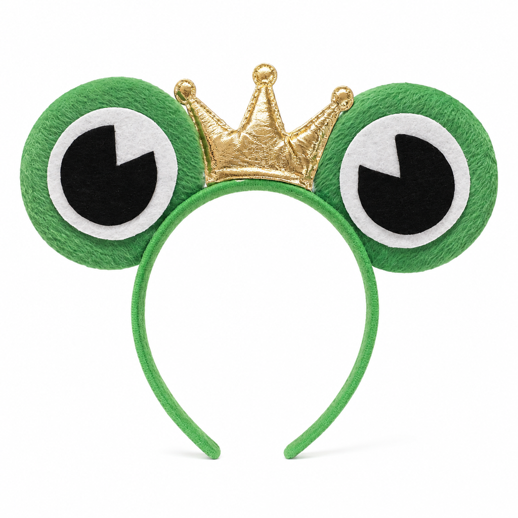 Froschkönig Haarreif mit Krone
