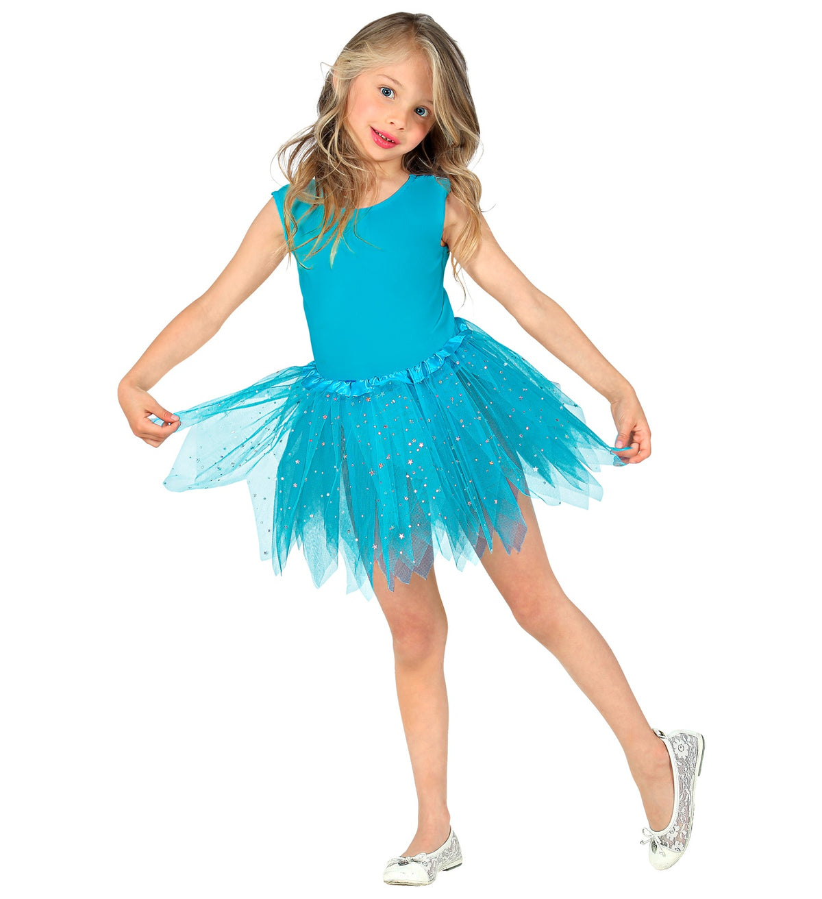 Petticoat mit Glitzer für Kinder – Engel Tutu