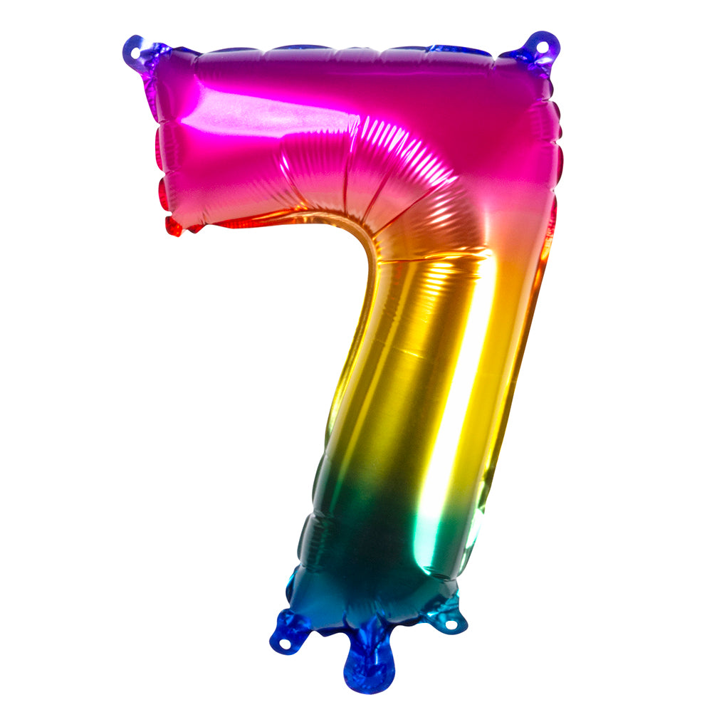 Folienballon Zahl 7 – Geburtstag Deko