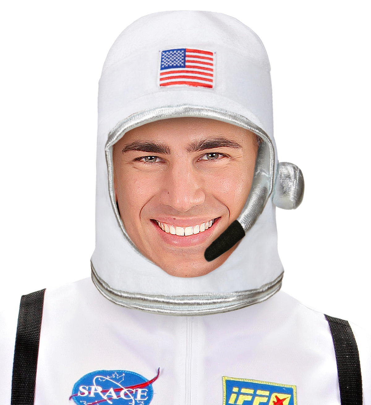 Astronautenhelm mit Mikrofon