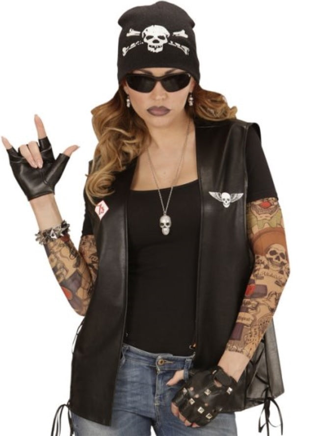 Totenkopf Beanie – Skull Cap Rocker Mütze