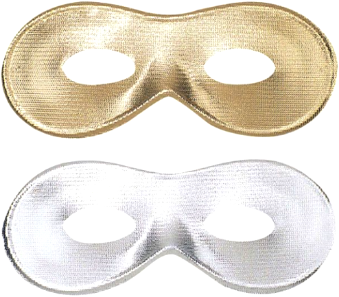 Augenmaske für Erwachsene, Stirn gewölbt – Maskenball