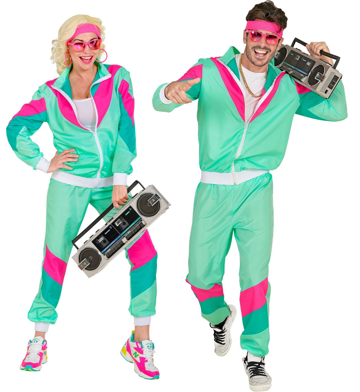 80er Trainingsanzug Retro für Damen und Herren