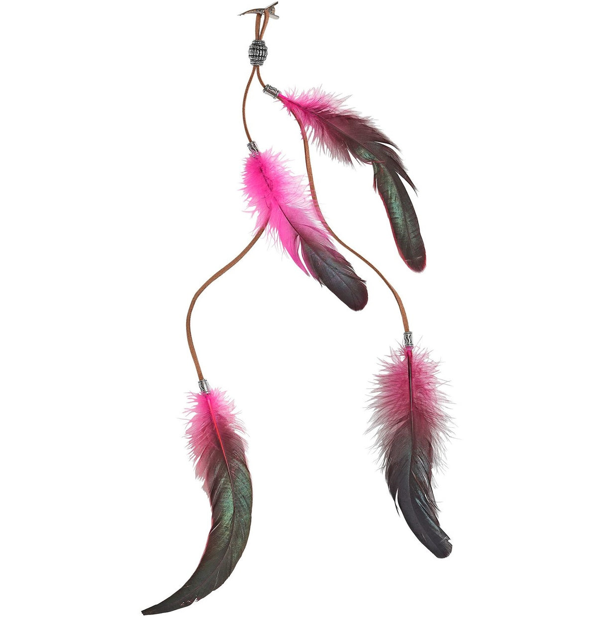 Federn Haarschmuck – Indianerin & Hippie