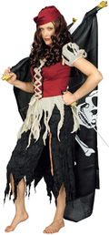 Zombie Piratin Kostüm für Damen