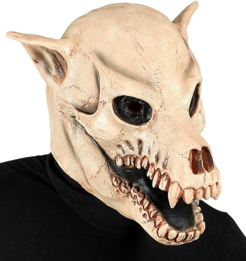 Werwolf Totenschädel Maske – Untoter Saurier