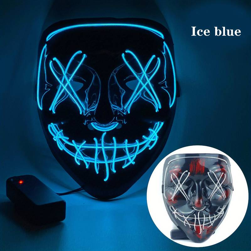 LED Maske – Purge Halloween Maske