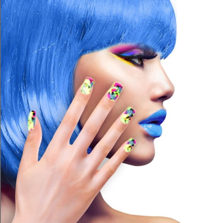 80er Jahre Fingernägel – Party Nails