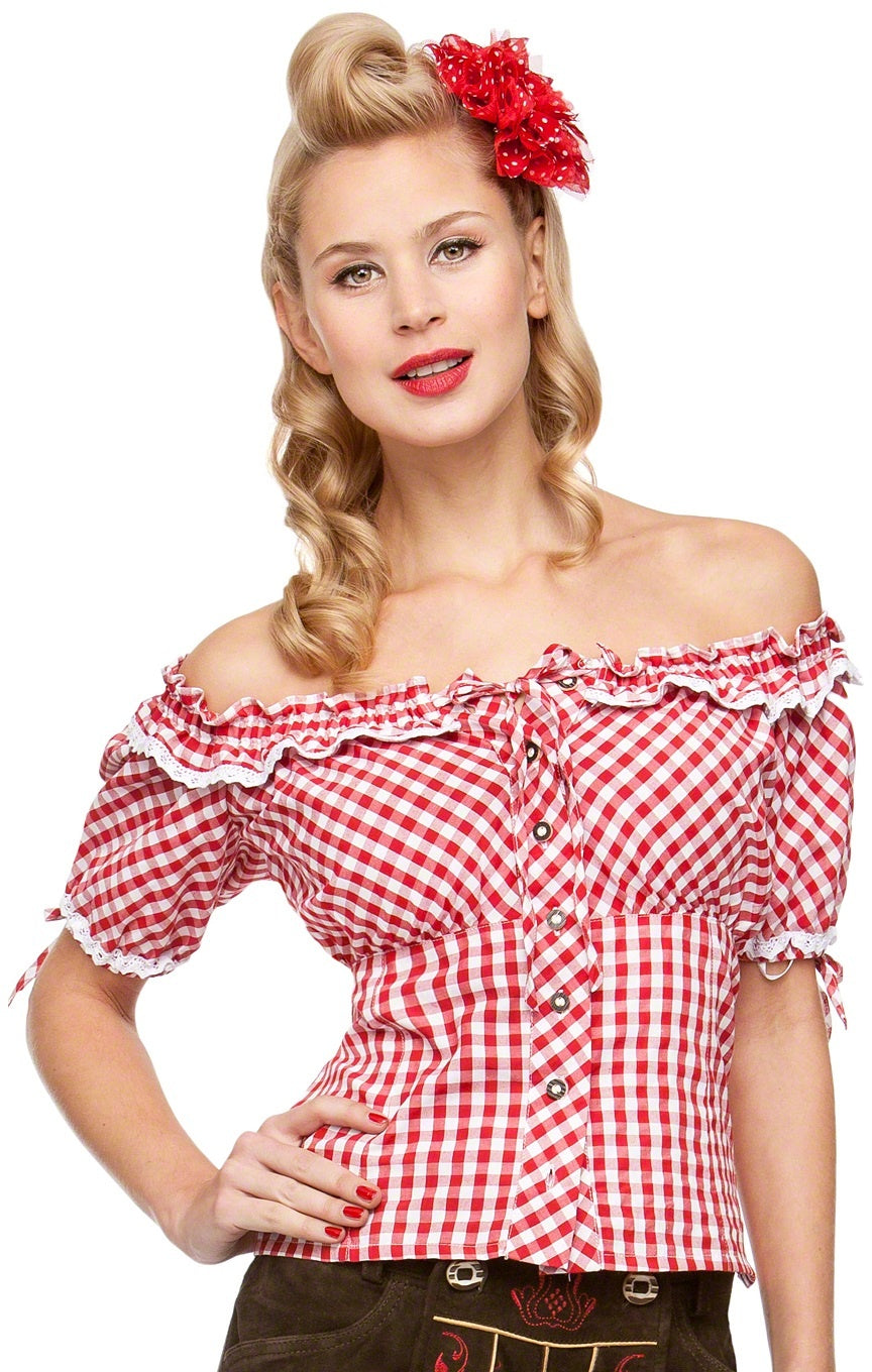 Oktoberfest Bluse – Trachtenbluse Heitere