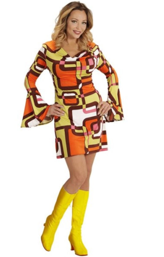 Schlager Kleid Damen – 70er Jahre