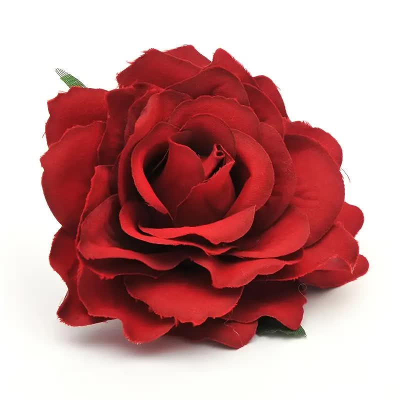 Rose Blume als Anstecker und Haarclip