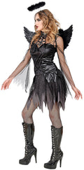 Dark Angel Kostüm mit Flügeln für Damen