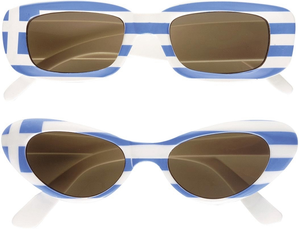 Brille im Länder Motiv