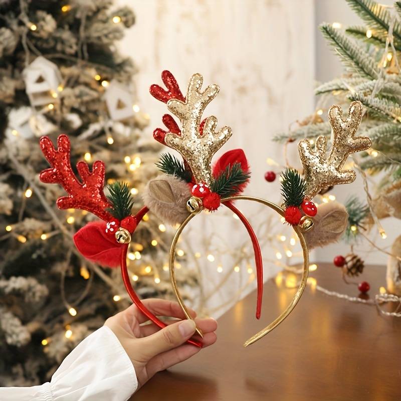 Weihnachtlicher Rentier Haarreif