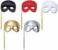 Basic Venezianische Augenmaske mit Stab
