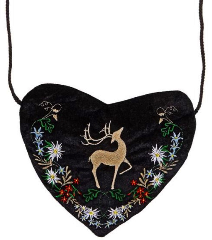 Dirndl Handtasche mit Hirsch-Stickerei für das Oktoberfest