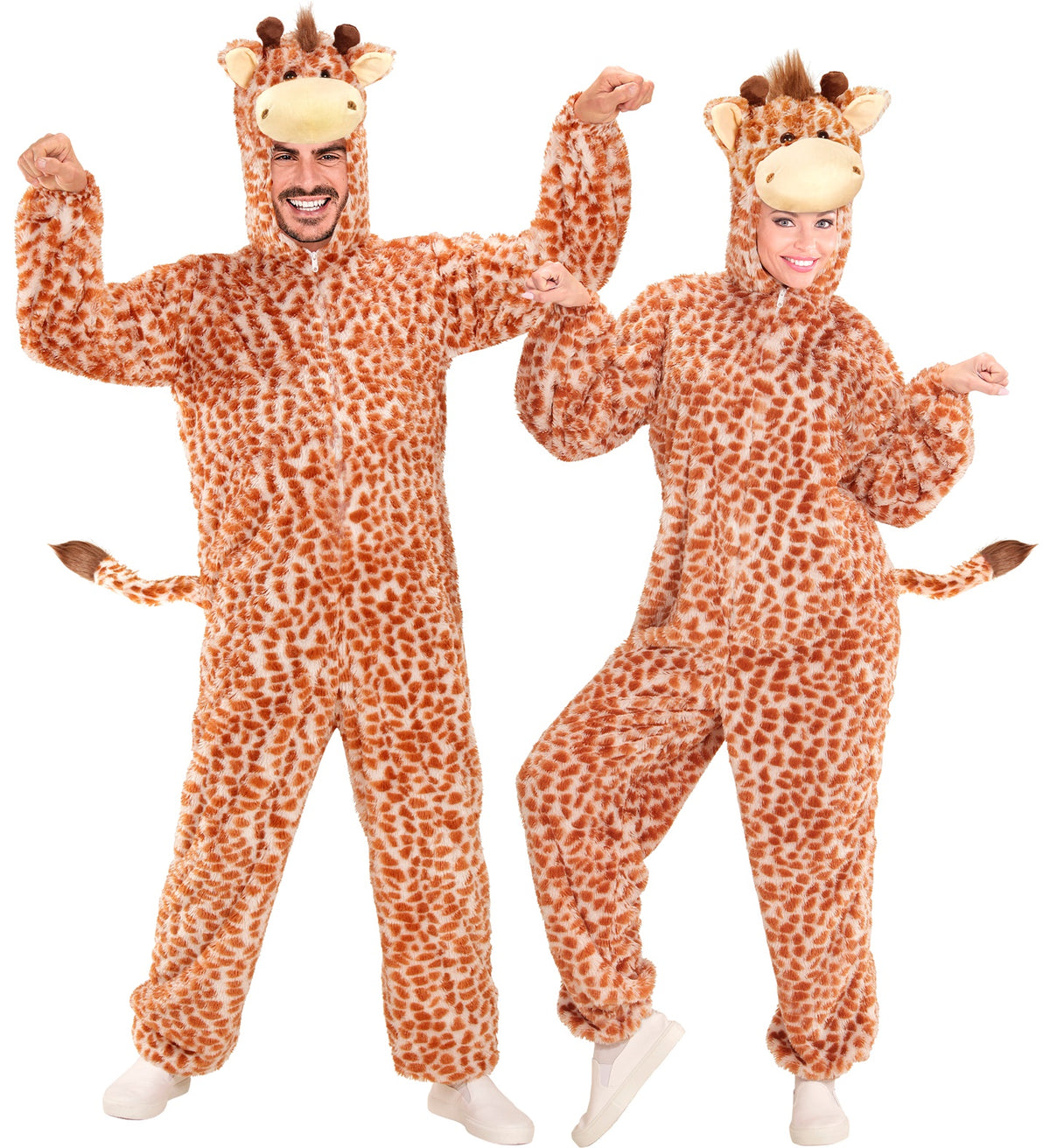 Flauschiges Plüsch Giraffe Kostüm Safari