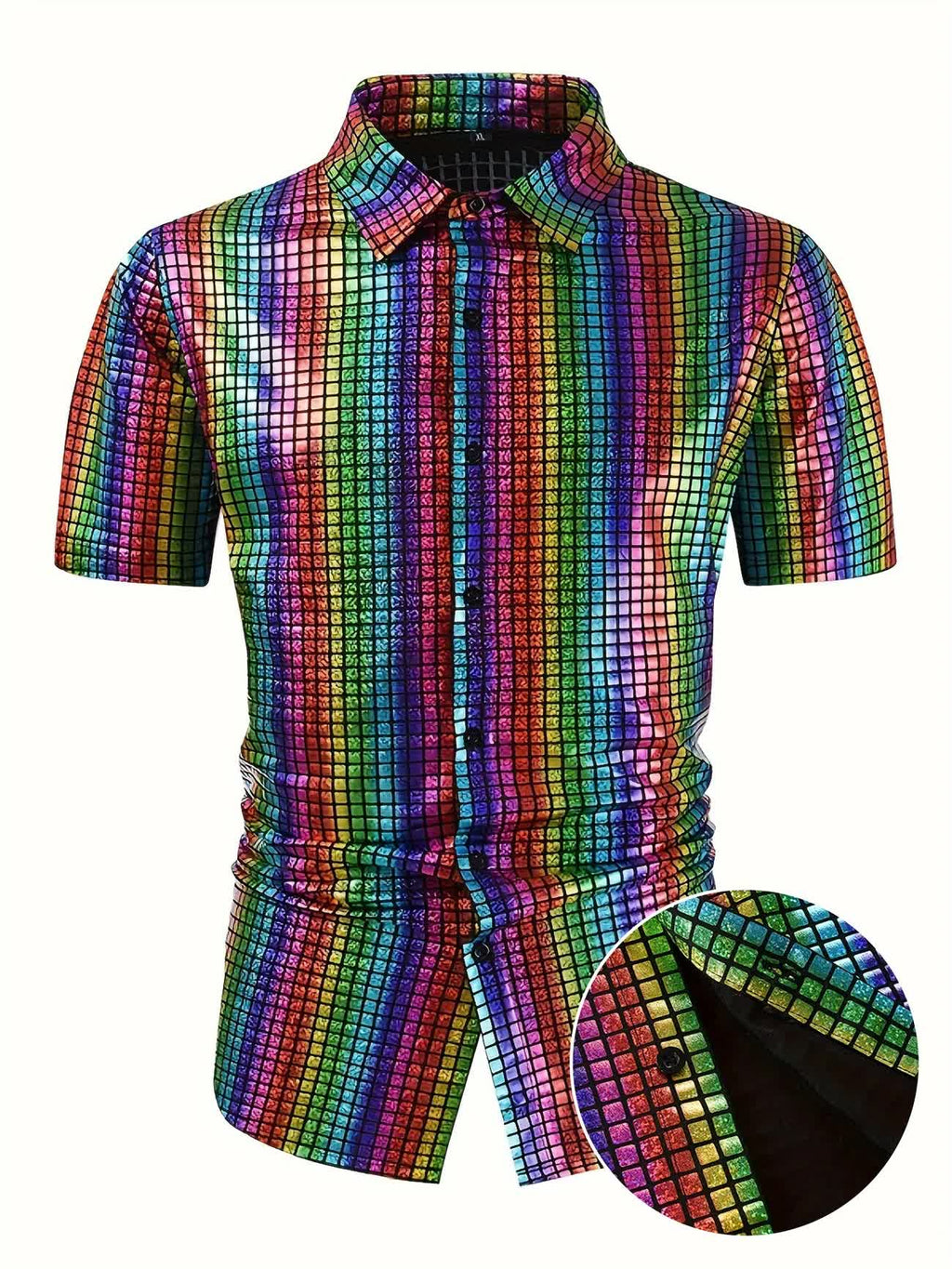 Disco Hemd – 70er Party Hemd