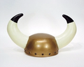 Wikinger Helm aus Plastik mit Hörnern