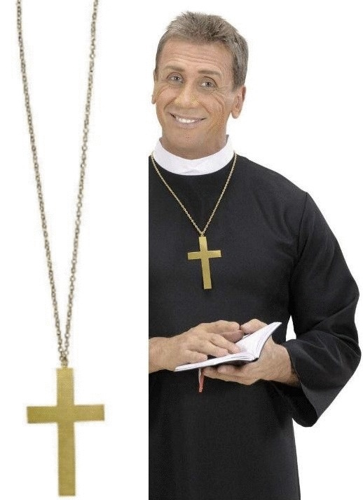 Kreuz Halskette aus Metall mit Kreuzanhänger