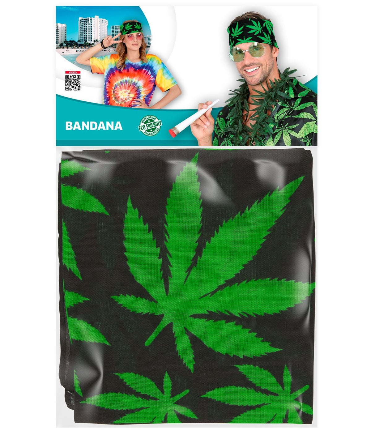 Hanf Kopftuch – Cannabis Bandana