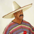 Sombrero natur für Erwachsene aus Stroh