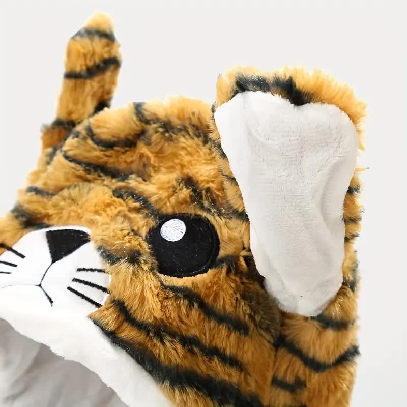 Tiger Mütze mit Wackelohren
