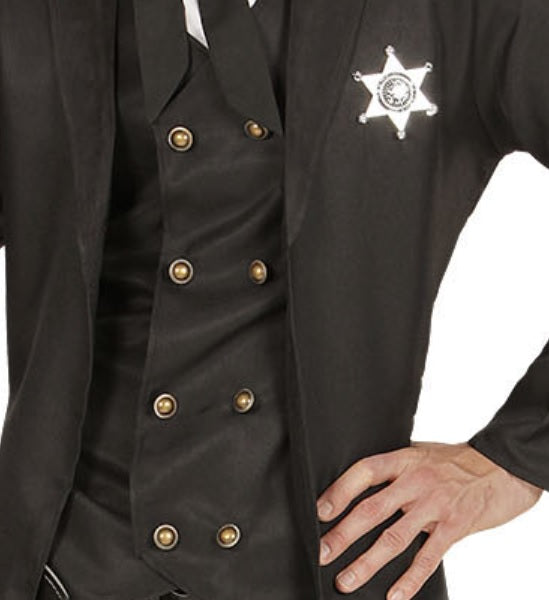 Sheriff Mantel mit Weste – Western Jacke