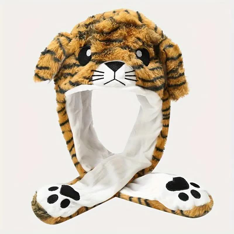 Tiger Mütze mit Wackelohren