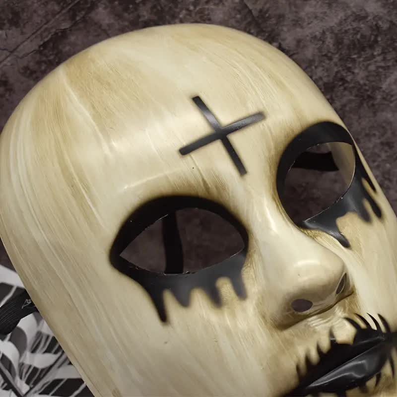 The Purge Maske mit Kreuz