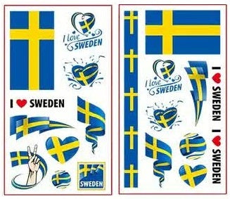 Schweden Tattoos – Fussball Fanartikel