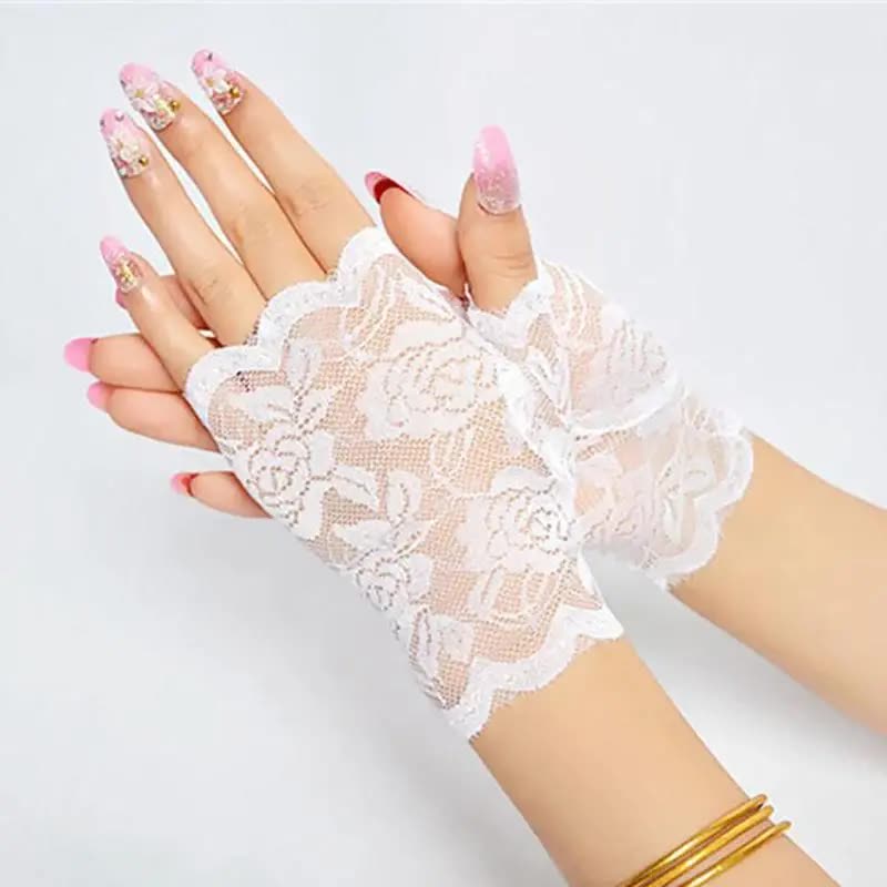 Spitzenhandschuhe fingerlos – Great Gatsby