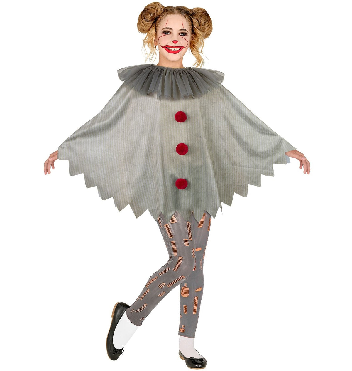 Pennywise Poncho für Kinder – Horror-Clown