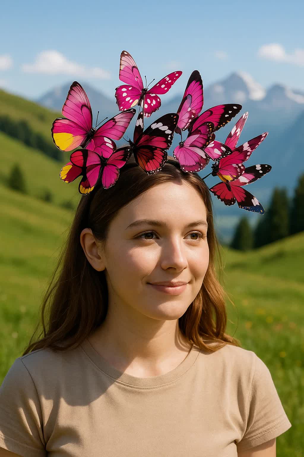 Schmetterling Haarreif – Butterfly Haarschmuck