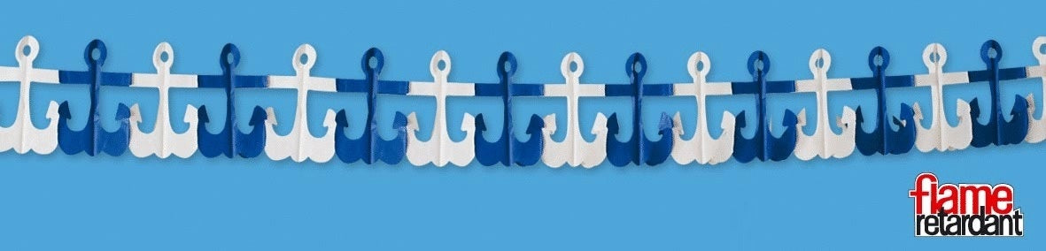 Anker Girlande – Seefahrt Dekoration