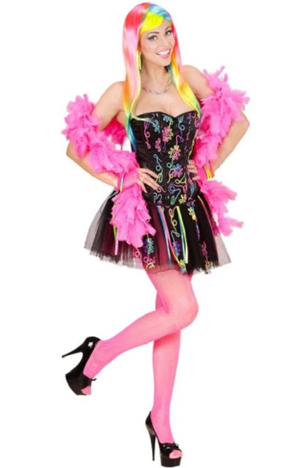 Corsage mit Petticoat – 80er Party Outfit