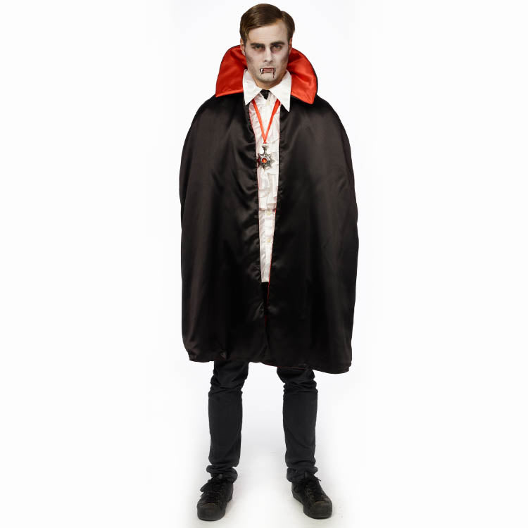 Dracula Umhang mit Kragen für Erwachsene