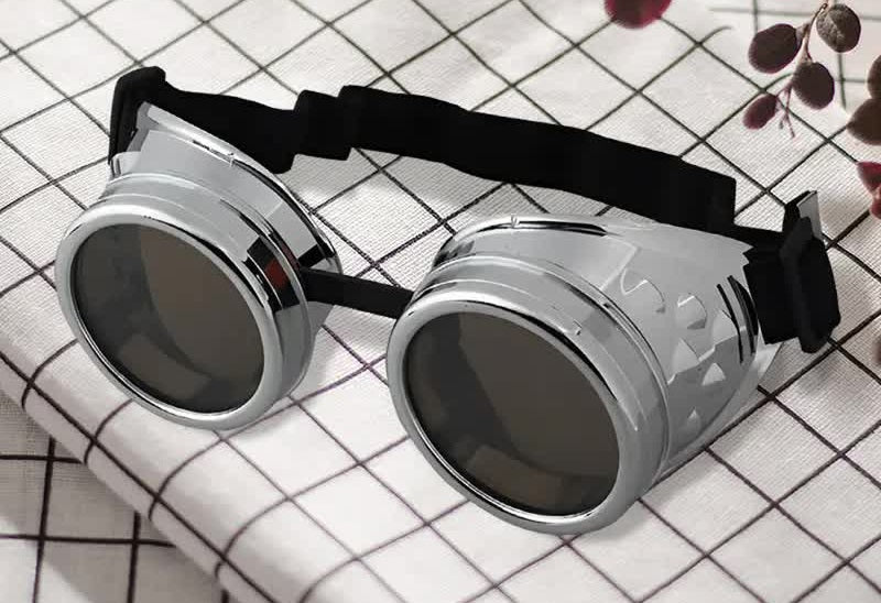 Steampunk Brille – Vintage Pilotenbrille