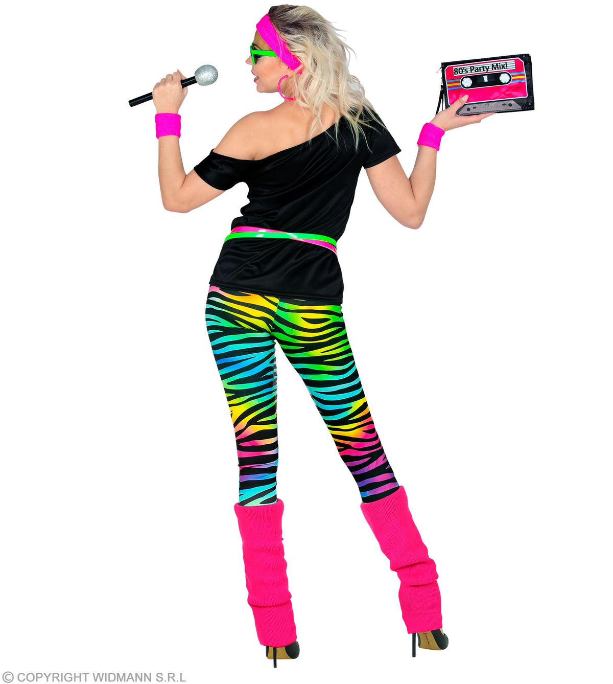 80er Party Kostüm Damen mit Leggings