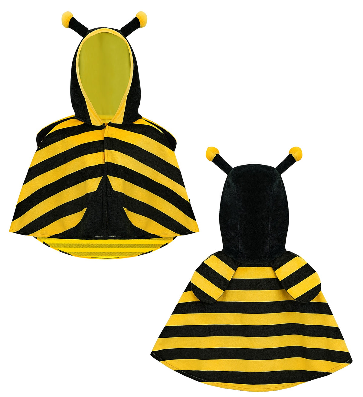 Bienen Umhang mit Kapuze und Fühlern