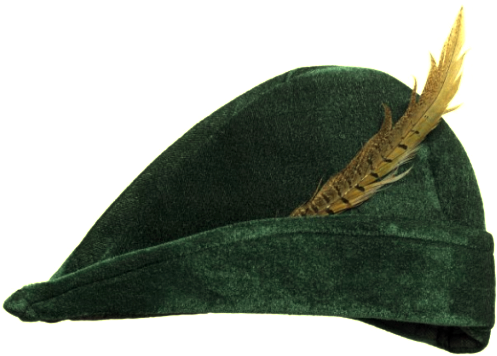 Robin Hood Hut mit Feder – Jägerhut