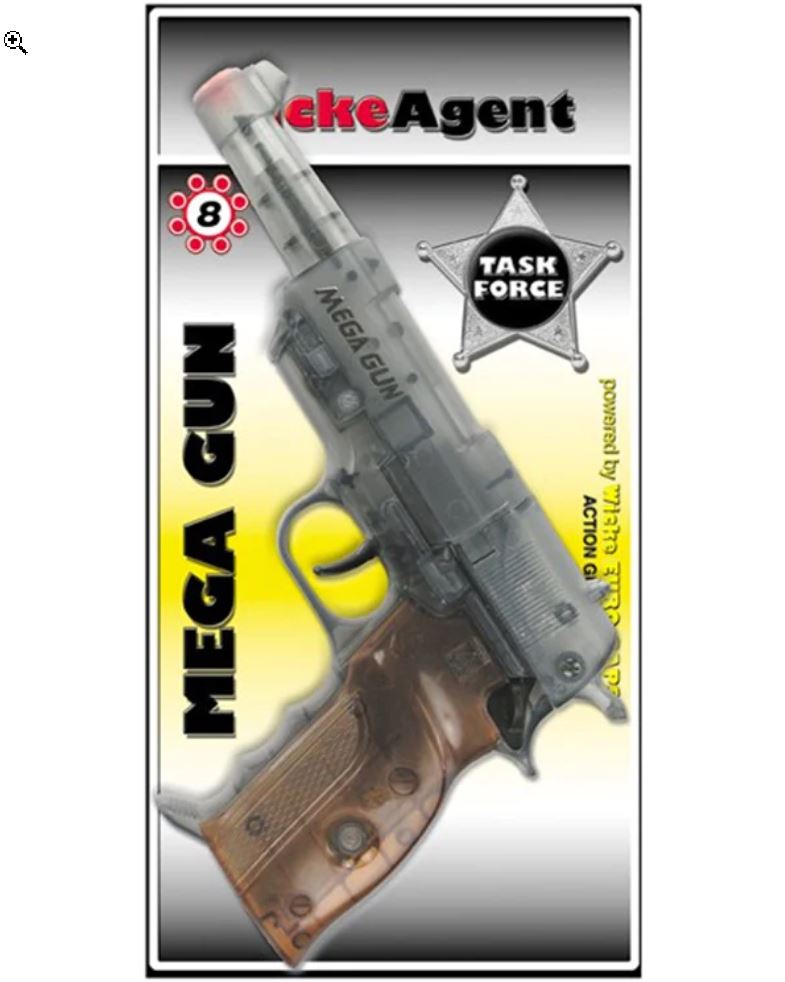 Mega Gun Revolver 8 Schuss – Spielzeugpistole